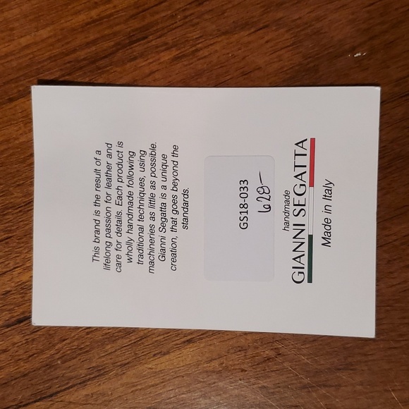 NWT Gianni Segatta leather crossbody - Picture 14 of 14